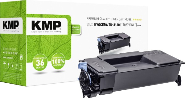 KMP KMP Tonerkartusche ersetzt Kyocera TK3160 (1T02T90NL0)