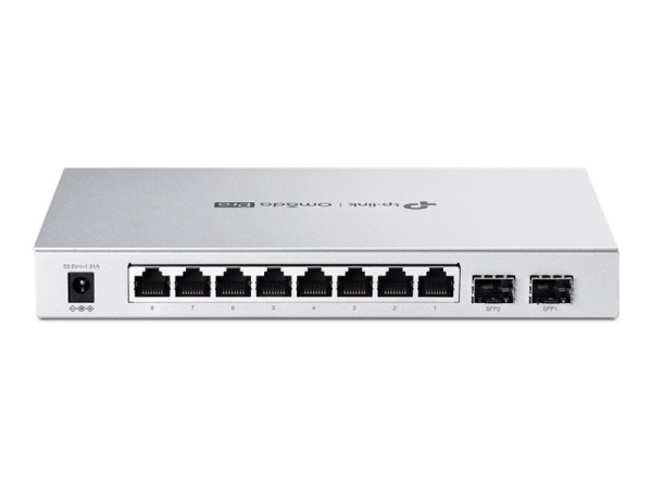 TP-LINK TP-LINK S4500-8GP2F Omada Pro 8-Port PoE+ Gigabit Smart Switch with 2 SFP Slots