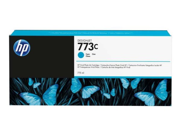 HP 773C Cyan Tintenpatrone C1Q42A