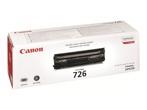CANON CRG 726 Schwarz Tonerpatrone 3483B002