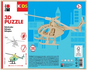 Marabu KiDS 3D Puzzle "Hubschrauber", 32 Teile