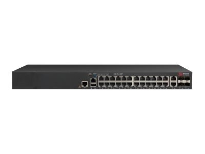 RUCKUS WIRELESS RUCKUS WIRELESS ICX 7150 Switch, 24x 10/100/1000 ports, 2x 1G RJ45 uplink-ports 4x 1G SFP uplink-por