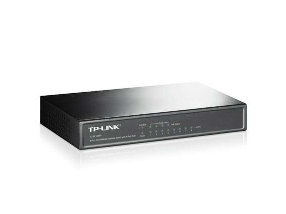 TP-LINK SF1008P, 8 Ports, Desktop-Switch mit 4 PoE-Ports TP-SF1008P