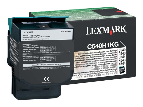 LEXMARK LEXMARK Schwarz Tonerpatrone LCCP, LRP