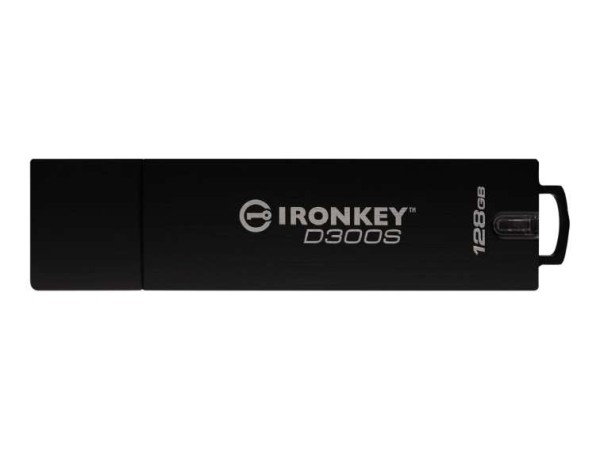 KINGSTON 128GB D300S AES 256 XTS Encrypted USB Drive IKD300S/128GB