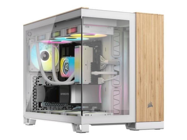 CORSAIR 2500X - Mid tower - micro ATX - Seitenteil mit Fenster (gehärtetes CC-9011288-WW