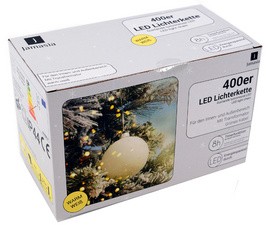 Jamasia LED-Lichterkette, grün, 400 Lichter, IP 44