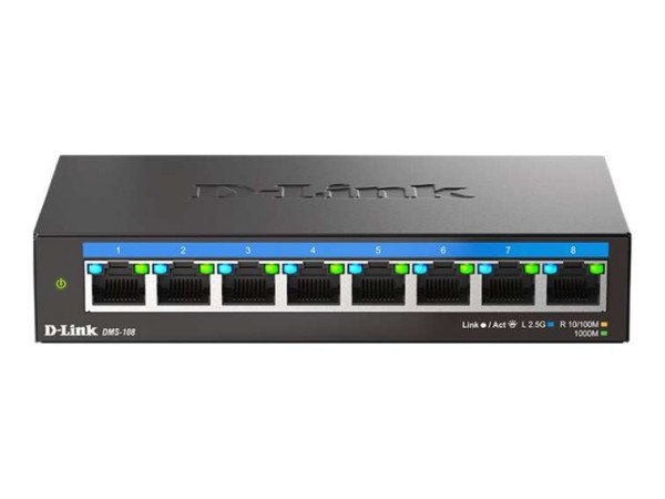 D-LINK DMS-108/E 8-Port Multi-Gigabit Unmanaged Switch DMS-108/E