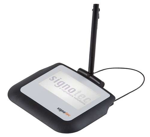 SIGNOTEC Pad Sigma Signature Pad - Unterschriften-Terminal mit LCD Anzeige ST-BE105-2-FT100