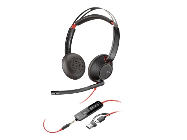HP Poly BW 5220 USB-C HS +3.5mmP +USB-C/A 93S88AA