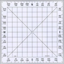 MINERVA Carré de Navigation, 130 x 130 mm