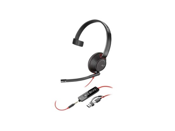 HP Poly Blackwire 5210 Monaural USB-C Headset 8X230AA