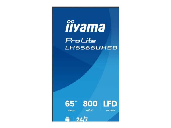 IIYAMA LH6566UHSB-B1AG 165,1cm (65") LH6566UHSB-B1AG