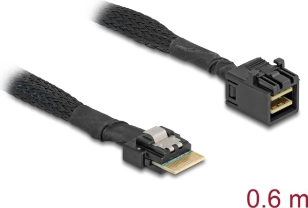 DELOCK DELOCK Kabel Mini SAS HD SFF-8643 zu Slim SAS SFF-8654 4i 60 cm Stück