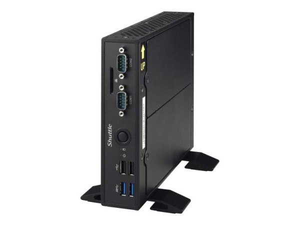 SHUTTLE Barebone XPC slim DS68U Celeron 3855U HDMI VGA 6.4cm Schacht HDD/SS DS68U