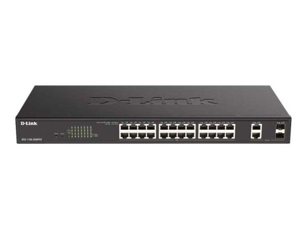 D-LINK DLINK DGS-1100-26MPV2 26-Port PoE+ Gigabit Smart Switch DGS-1100-26MPV2