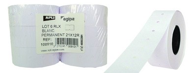 agipa Etiketten für Preisauszeichner, 16 x 18 mm, weiß