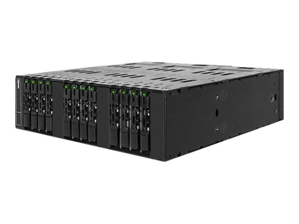 ICY DOCK ToughArmor 12x M.2 SATA SSD to 3x MiniSAS HD in 1x 5.25" Bay MB872MP-B