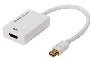 DIGITUS Aktiver Mini DisplayPort Adapter, mdP - HDMI, weiß