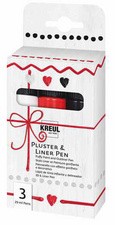 KREUL Pluster & Liner Pen, 3er Set