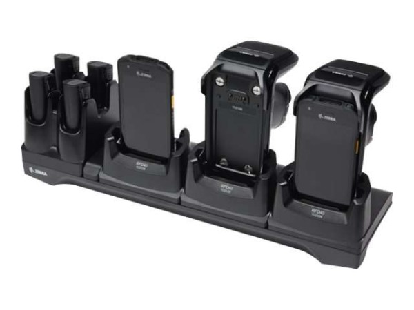 ZEBRA Multi-slot Charge/Communication Only Cradles - Docking Cradle (Anschl CRD3S4T-RFD40-TC2X-COM-1