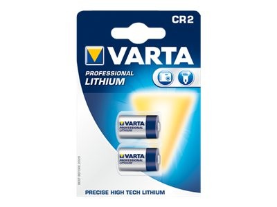 VARTA Foto-Batterie "LITHIUM", CR2, 3,0 Volt, 2er Blister