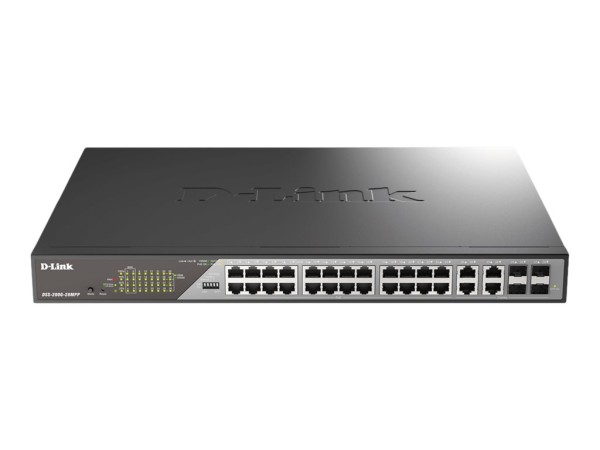 D-LINK D-LINK DLINK DSS-200G-28MPP/E 28-Port Desktop Gigabit PoE