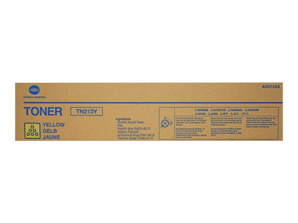 KONICA MINOLTA TN 213Y Gelb Tonerpatrone A0D7252