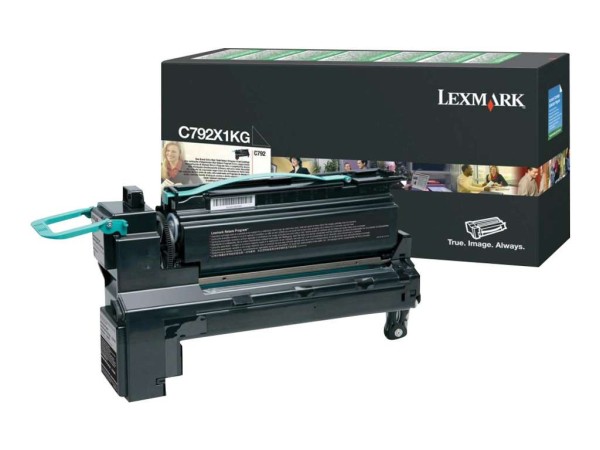 LEXMARK Besonders hohe Ergiebigkeit Schwarz Tonerpatrone LCCP, LRP C792X1KG