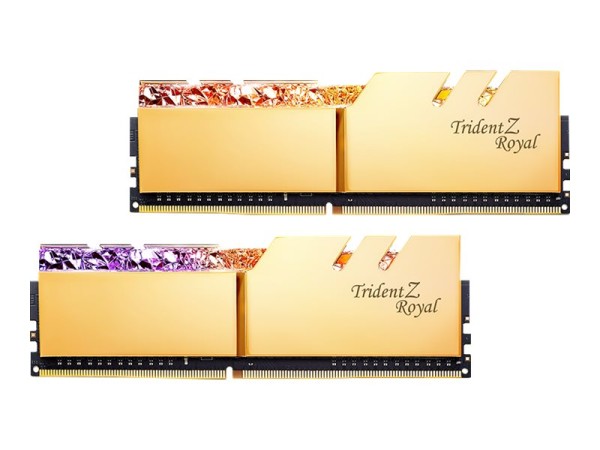 GSKILL Trident Z Royal gold DIMM 16GB Kit (2x8GB) F4-3200C16D-16GTRG