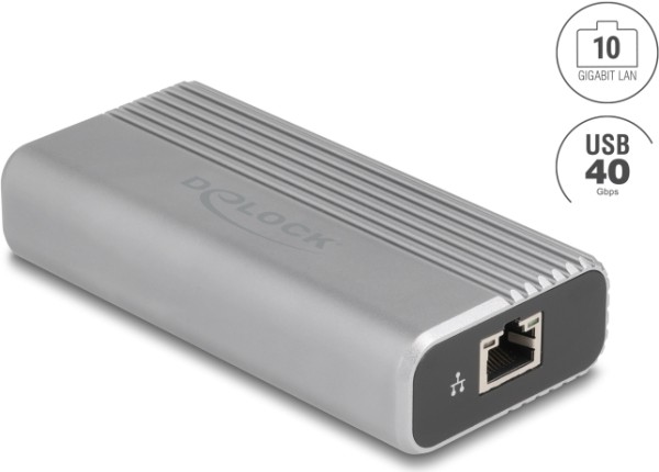 DELOCK DELOCK USB 40 Gbps USB-C Netzwerk Adapter 10GbE 1xRJ45