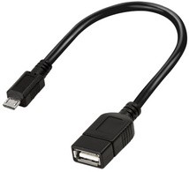 LogiLink USB Anschlusskabel,Micro USB-Stecker - USB-Kupplung