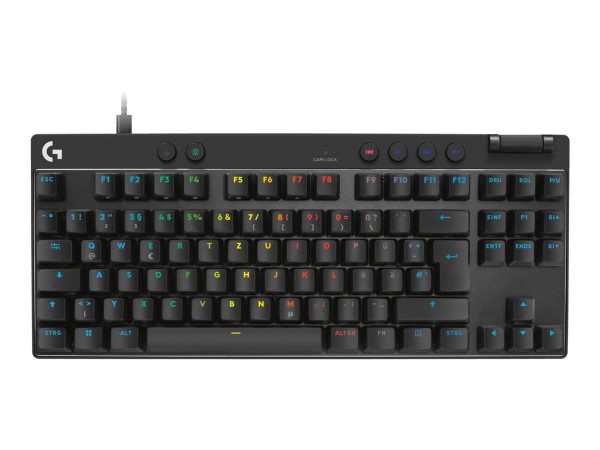 LOGITECH PRO X TKL RAPID Keyboard Black DE 920-013228