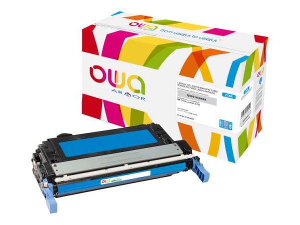 OWA Jumbo Yield Cyan wiederaufbereitet Tonerpatrone K15526OW