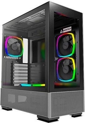 MONTECH MONTECH SKY TWO, Midi-Tower - schwarz