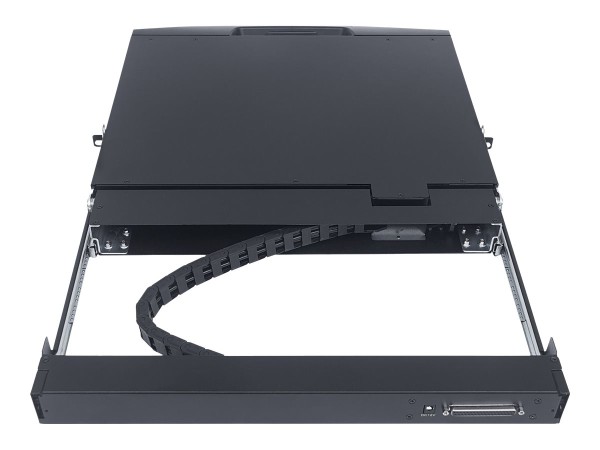 INTELLINET Rackmount 19 LCD DVI Konsole 1U German 508117