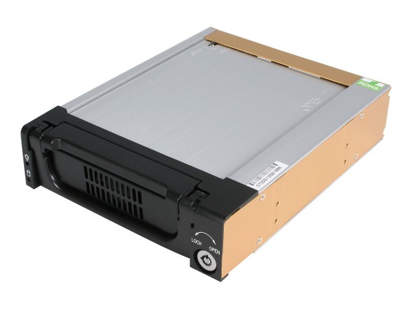 STARTECH.COM SATA Wechselrahmen 5,25 Zoll - Mobiles Festplatten Speicher Ra DRW150SATBK