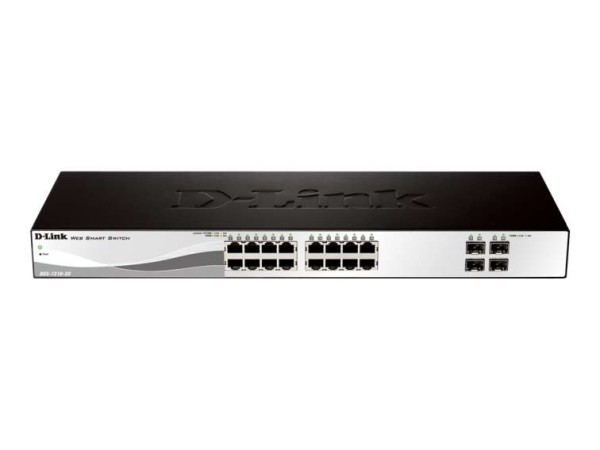 D-LINK 20-Port Layer2 Smart Managed Gigabit Switch, dlink|green 3.0 DGS-1210-20/E