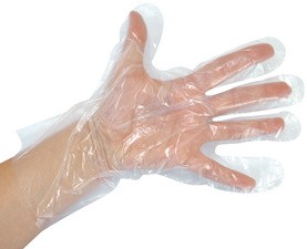 HYGONORM HDPE-Handschuh "POLYCLASSIC STRONG", L, transparent