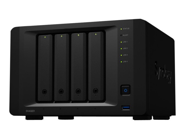 SYNOLOGY Deep Learning NVR DVA3221 - NVR - 32 Kanäle - netzwerkfähig DVA3221