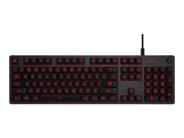 LOGITECH G413 - Tastatur - backlit - USB - US International - Kohle 920-008310