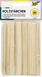 folia Holzstäbchen "Pastell", Länge: 114 mm, Pastellfarben