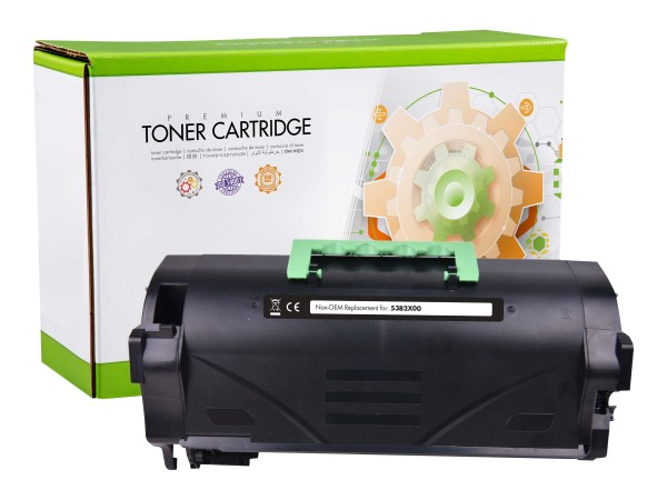 STATIC CONTROL STATIC Toner cartridge compatible with Lexmark 53B2X00 black compatible 45.000 pages