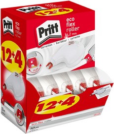 Pritt Korrekturroller Eco Flex, 16er Multipack