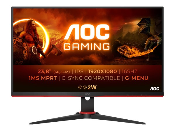 AOC 24G2SPAE/BK 60,5cm (23,8") 24G2SPAE/BK