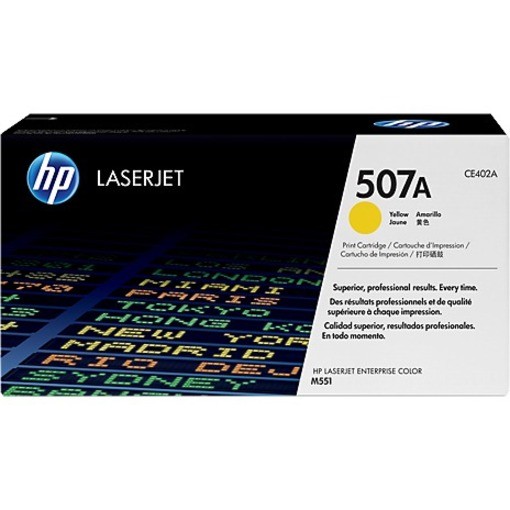 HP HP TON HP CE402YC 507A LJ M551N/DN/X yellow