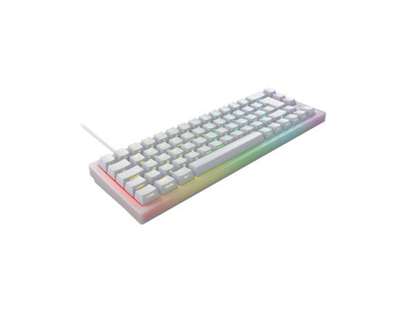 CHERRY XTRFY TAS K5V2 Corded DE-Layout weiß MX Red CX-K5V2-RGB-CPT-TPWHITE-R-GER