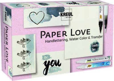 KREUL Kreativ-Set "PaperLove", 6-teilig