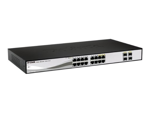 D-LINK 16-Port Layer2 Smart Managed Gigabit Switch, dlink|green 3.0 DGS-1210-16/E