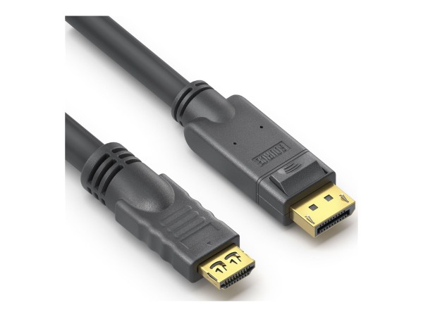PURELINK PURELINK PureInstall High Speed Displayport 1.2 zu HDMI 2.0 Adapterkabel, 4K